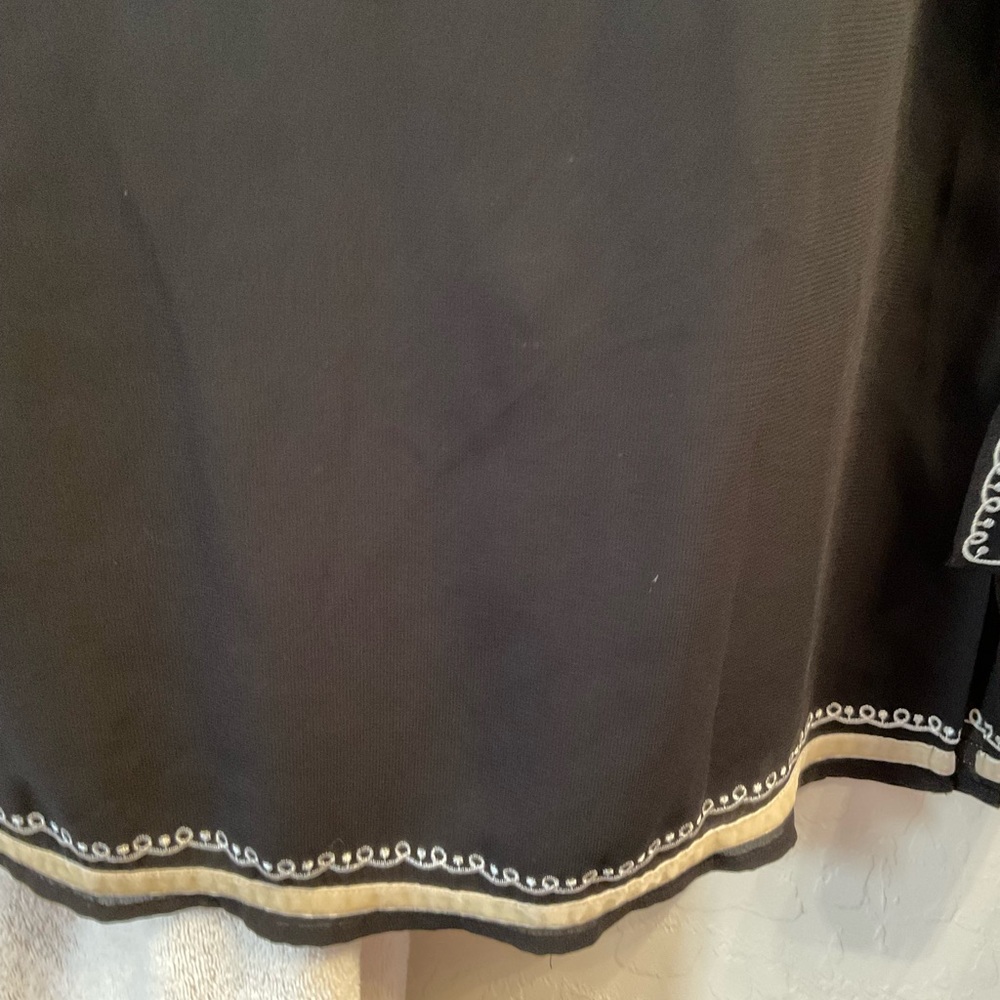Vintage Stunning Jordan Embroidered Semi Sheer Fancy Top, Butterfly on sleeves - Picture 5 of 13